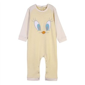 Barboteuse à Manches Longues pour Bébé Looney Tunes Jaune
