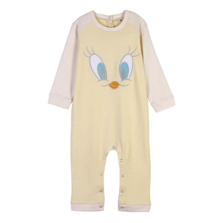 Barboteuse à Manches Longues pour Bébé Looney Tunes Jaune