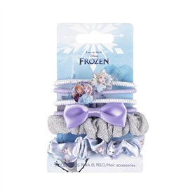 Lot de 6 chouchous de la Reine des neiges - Design multicolore - Fabriqué à partir de matériaux résistants - Différents motifs e