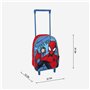 CERDÁ LIFE'S LITTLE MOMENTS Sac à Dos à Roulette Style Trolley Spiderman - Rouge et Bleu - 22x10x29 cm - Cartable à Roulette en 
