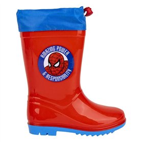 Spiderman Bottes de Pluie en PVC Red
