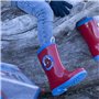 Spiderman Bottes de Pluie en PVC Red, Multicolore, Taille Unique