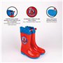 Spiderman Bottes de Pluie en PVC Red, Multicolore, Taille Unique