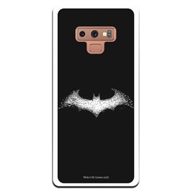 Personalaizer Coque pour Samsung Galaxy Note 9 - Batman Logo White