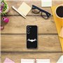 Personalaizer Coque Compatible avec Samsung Galaxy S23 - Batman Logo White