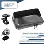 Support Telephone Moto Etanche avec Chargeur 2.1A Connexion Rapide Coque avec Visiere antireflet valable pour Les Smartphones ju