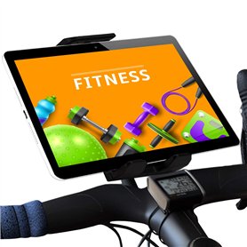 Support Tablette Velo Appartement Home Trainer elliptique Route valable pour Toutes Les tablettes pc du marché et guidons de Tou