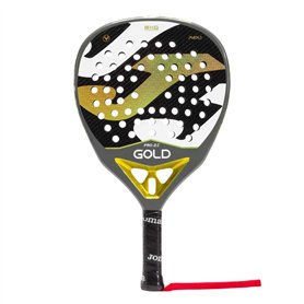 Joma Gold Pro Raquette de padel professionnelle 350 g - Forme diamant avec manche extra long - Tubulaire et plate 100 % carbone