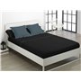 Dúo de funda nórdica de algodón Banús terracota - Cama de 135/140 cm - Cierre con clips