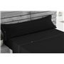 Dúo de funda nórdica de algodón Banús terracota - Cama de 135/140 cm - Cierre con clips