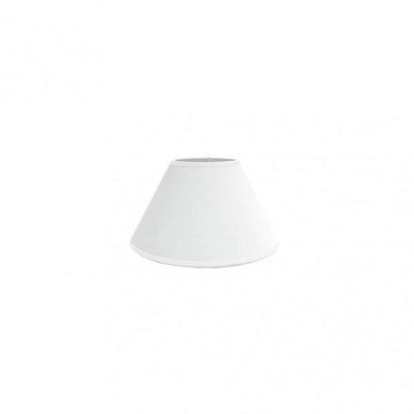 Abat-jour conique fermé E27 blanc 20 x 10 x 13 cm - Idéal pour les lampes décoratives et l'ambiance des espaces.
