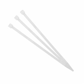 Lot de 100 colliers de serrage en nylon transparent 3