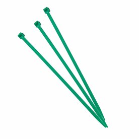 Lot de 100 colliers de serrage en nylon vert 2