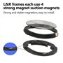 Protecteur d'espacement de lunettes magnétique for Meta Quest 3, verres de lunettes de remplacement for montures de lunettes, pr