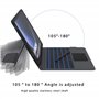 Étui de protection avec clavier pour Samsung Galaxy Tab S9 FE+ /S9 Plus/S10+ 12,4" - Folio Trackpad avec porte-stylo - Clavier Q