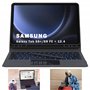 Étui de protection avec clavier pour Samsung Galaxy Tab S9 FE+ /S9 Plus/S10+ 12,4" - Folio Trackpad avec porte-stylo - Clavier Q