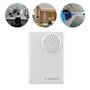 Carillon de sonnette filaire, alimentation 12V avec sonneries claires Contrôle d'accès pratique, matériel ABS Bureaux Accueil po