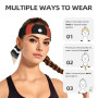 WHJYYXDE Cravate de sport vintage avec motif disque vinyle pour homme et femme, évacuation de l'humidité, athlétique pour la gym