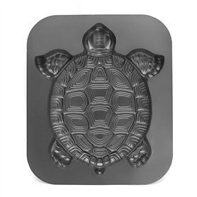 NEMAA DIY Chemin de Moules Route Allée Outil Tremplin Dallage extérieur Moule Tortue Forme Béton Ciment Jardin Noir Décor Manuel