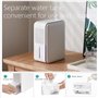 Déshumidificateurs pour la Maison, déshumidificateur et humidificateur Intelligent 3 en 1 avec Filtration de l'air, Affichage de
