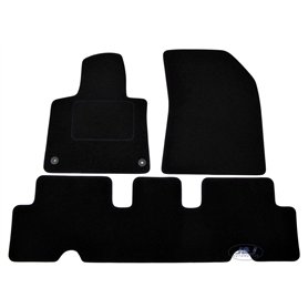 J&J AUTOMOTIVE | Tapis De Sol Noir Velours sur Mesure pour C4 Picasso Depuis 2014 / C4 Spacetourer Depuis 2018