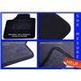 J&J AUTOMOTIVE | Tapis De Sol Noir Velours sur Mesure pour Trafic Depuis 2014, Base Antidérapante, Renforcée dans la Zone de la 