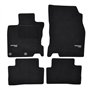 J&J AUTOMOTIVE | Logo Tapis De Sol Noir Velours sur Mesure pour Qashqai 2014-2021 4 pcs