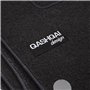 J&J AUTOMOTIVE | Logo Tapis De Sol Noir Velours sur Mesure pour Qashqai 2014-2021 4 pcs, Base Antidérapante, Tapis conducteur re