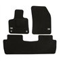 J&J AUTOMOTIVE | Logo Tapis De Sol Noir Velours sur Mesure pour 5008 Depuis 2017 3 pcs