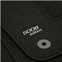 J&J AUTOMOTIVE | Logo Tapis De Sol Noir Velours sur Mesure pour 5008 Depuis 2017 3 pcs, Base Antidérapante, Tapis conducteur ren