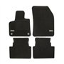 J&J AUTOMOTIVE | Logo Tapis De Sol Noir Velours sur Mesure pour C5 Aircross Depuis 2018 4 pcs
