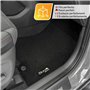J&J AUTOMOTIVE | Logo Tapis De Sol Noir Velours sur Mesure pour C5 Aircross Depuis 2018 4 pcs, Base Antidérapante, Tapis conduct