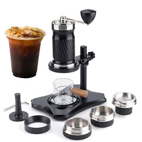 Ensemble de machine à café à manivelle