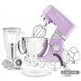 Sencor STM 6355VT Robot Multifonctions 1 000 W Robot Pâtissier, Blender Professionnel 8 Vitesses Fonction PULSE Bol d'Acier Inox