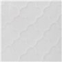orion group Sucrier en porcelaine avec couvercle et cuillère - Hauteur : 11,5 cm - Porcelaine blanche et bois de bambou - Sucrie
