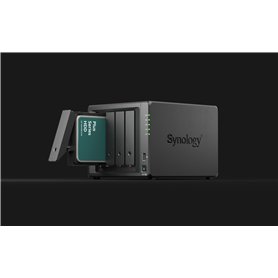Synology DS923+ Station de Disque NAS à 4 Baies (AMD Ryzen™ 4 Threads R1600 Dual-Core 4 Go de RAM 2 x RJ-45 1 GbE Port LAN)