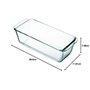 dimensions 285 x 119 x 76 mm - verre borosilicate -très haute résistance 7256