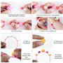 HellDoler Pop Perles, 400 Pcs Kit Frabrication à Bijoux pour Enfant Education en Arts et Creations, Bracelets,Bagues pour Enfant