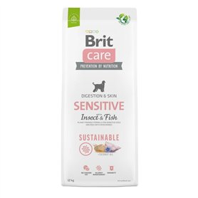 Brit Care Sustainable Adult Sensitive Insect & Fish Nourriture sèche hypoallergénique pour Chiens Adultes de Toutes Races 12 kg
