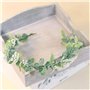 Uongeod Couronne de fleurs pour cheveux Boho Couronne florale artificielle Couronne de mariée pour cérémonie de mariage, fête-01