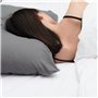 Duractron Lot de 2 Taie d’oreillers 100% Microfibre Super Douceur, Anti-acariens et Hypoallergénique, 50 cm x75 cm. (Gris)