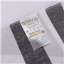 Vency Housse de Couette 200x200 3-Pièces Gris - Oeko-TEX 80% Coton & 20% Polyester, 1x Housse de Couette avec Fermeture éclair +