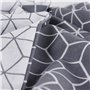 Vency Housse de Couette 220x240 3-Pièces Gris - Oeko-TEX 80% Coton & 20% Polyester, 1x Housse de Couette avec Fermeture éclair +