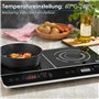 Double plaque de cuisson à induction 3500 W - 2 plaques - Plaque à induction électrique - Protection contre la surchauffe - Sécu
