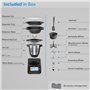 Zilan RUBY Thermorobot, Robot de cuisine multifonction Wi-Fi, 18 Fonctions, Écran Tactile Couleur TFT 7", Balance Intégrée, Cont