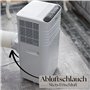 Climatiseur mobile 9 000 BTU avec tuyau d'évacuation et joint de fenêtre - Climatiseur mobile 24 h - Ventilateur de refroidissem