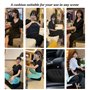 Rehausseur de siège Auto - Coussin de Chaise 40 x 40 cm - Augmente la visibilité Pendant la Conduite, également pour Table à Man