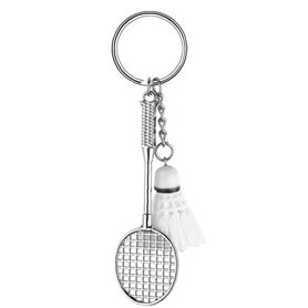 Zonfer Porte-clés Badminton avec Racket Ball