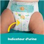 Pampers Baby-Dry Taille 2, 56 Couches, 4kg-8kg, Une Nuit Confortable Jusqu’À 100% Sans Fuites