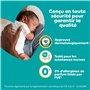 Pampers Baby-Dry Taille 2, 56 Couches, 4kg-8kg, Une Nuit Confortable Jusqu’À 100% Sans Fuites
